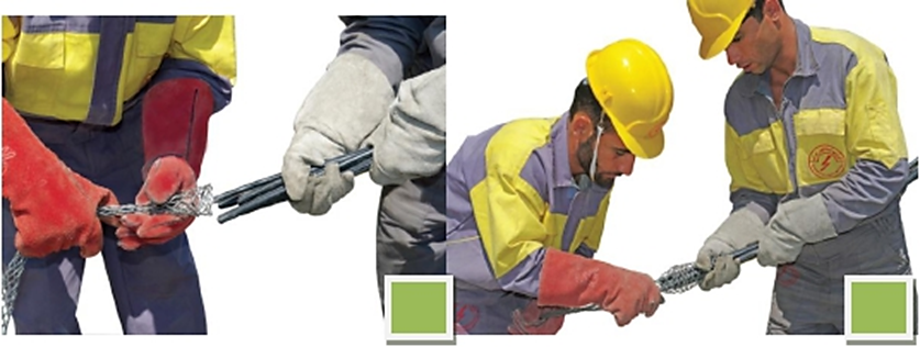 اتصال طناب کشی به کابل خود نگهدار